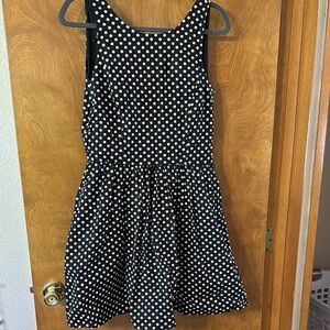 Polka Dot Dress- Black and White